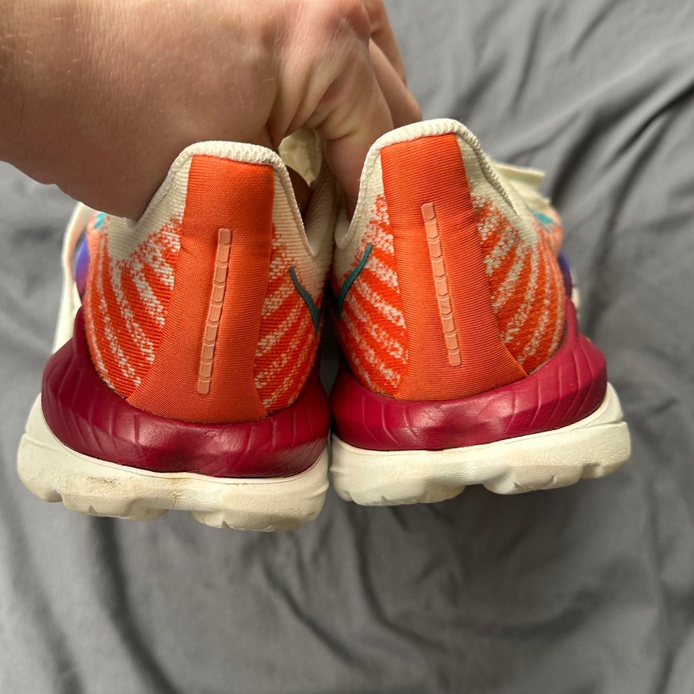 Hoka Mach 5 Womens Running Shoes White Orange Blue 1127894 Size 6B - Picture 8 of 11